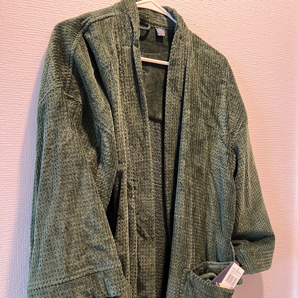 New Nautica Cozy Robe for Men